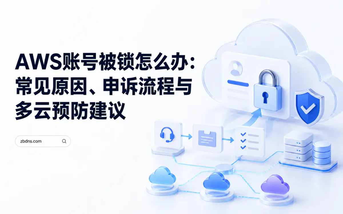 AWS账号被锁怎么办：常见原因、申诉流程与多云预防建议主题的文章封面