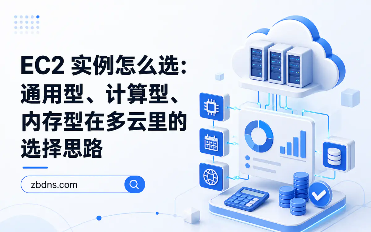 EC2 实例怎么选：通用型、计算型、内存型在多云里的选择思路主题的文章封面